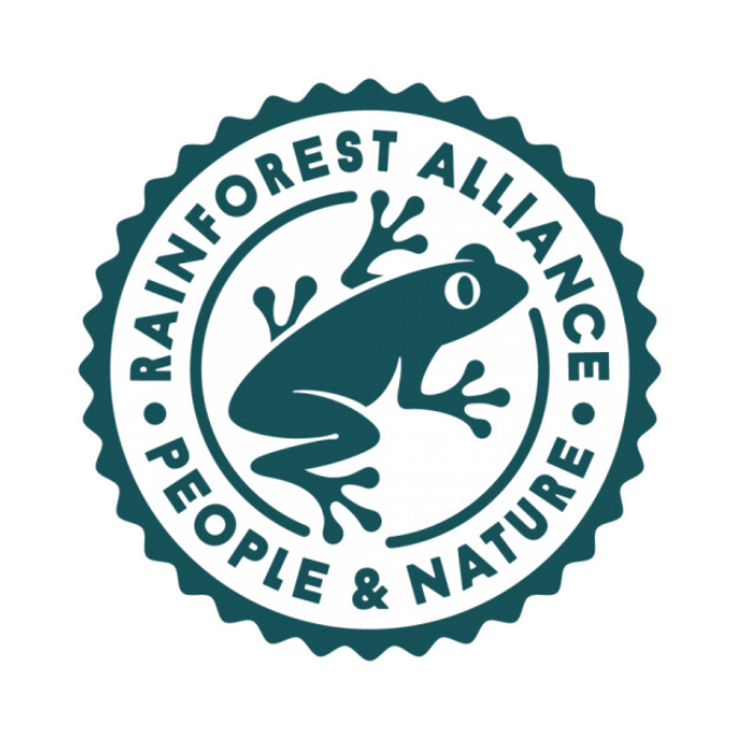 Rainforest Alliance certification badge