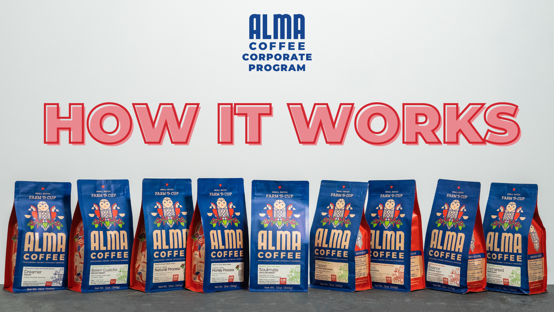 Load video: Alma Coffee Corporate Program
